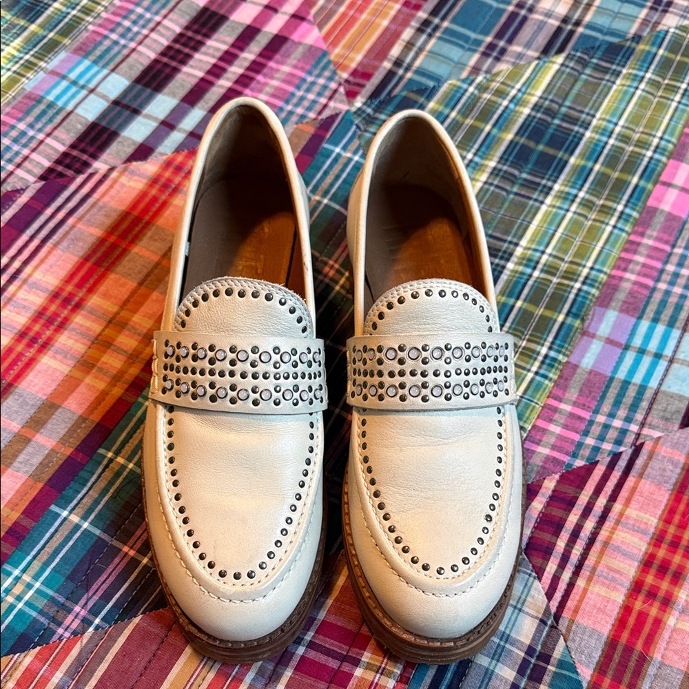 Frye Studded Loafers